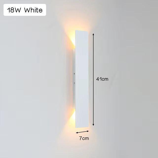 Hjemix | Light - Moderne værbestandig LED-vegglampe laget av aluminium for utendørs bruk