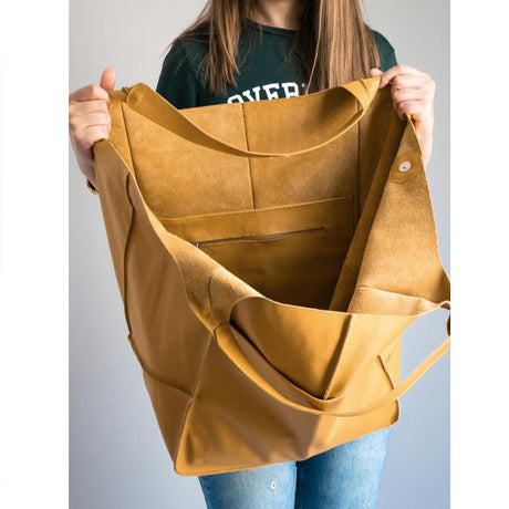 Hjemix | Oversized skinn helgevotter til kvinner