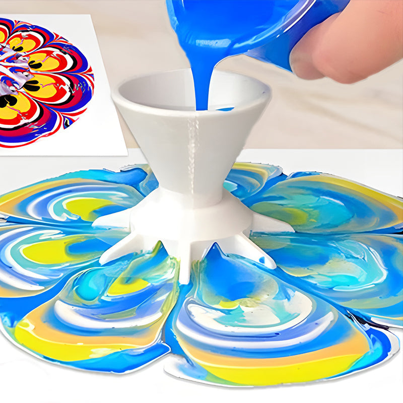 Hjemix | Pouring Colors Flower Split Art Cup