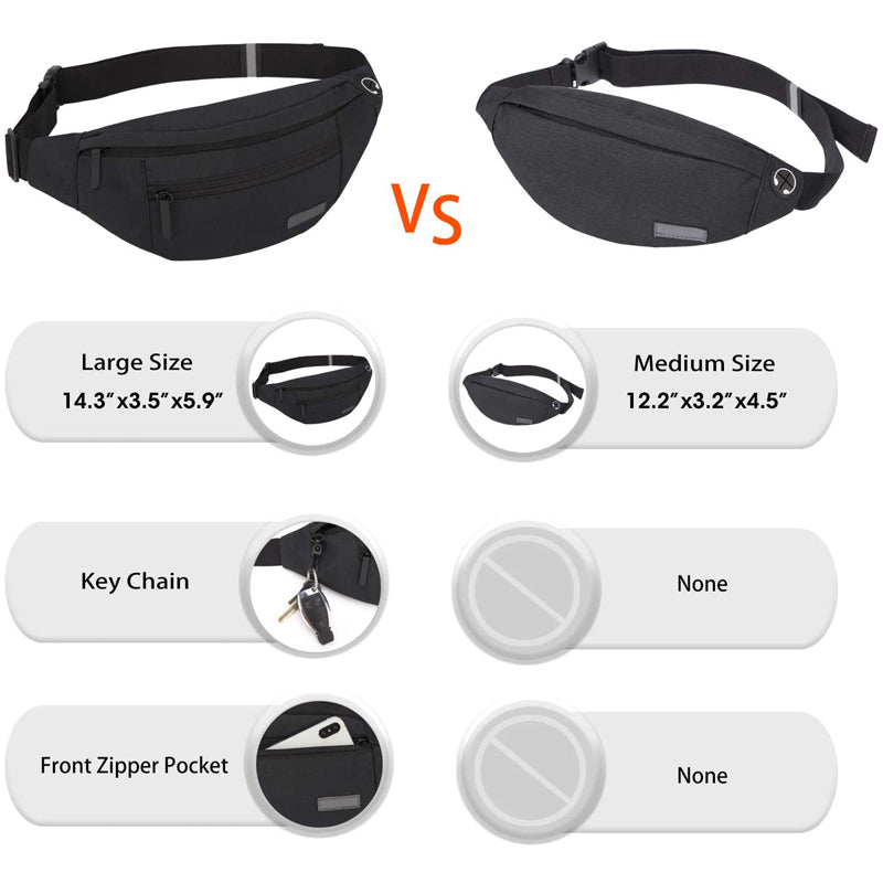 Hjemix | Stor Crossbody Livremsekk Belt Bag