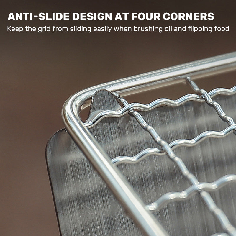 Hjemix | Rustfritt stål sammenleggbart grill