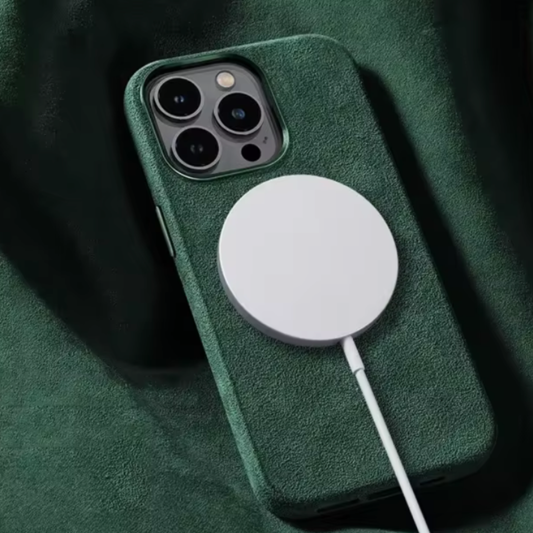 Hjemix | iPhone Best MagSafe etui – "Alcantara"