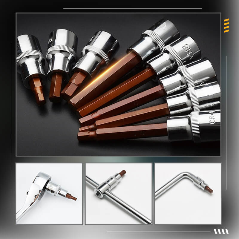 Hjemix | Sekskant tolv-punkts skrutrekker socket hode