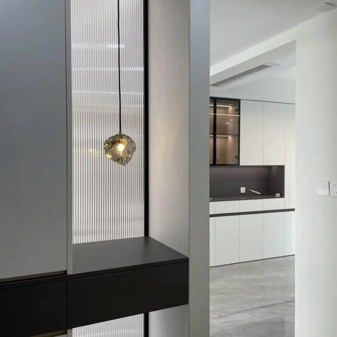 Hjemix | Frostglow Glass Pendant Inspirert av Isbiter