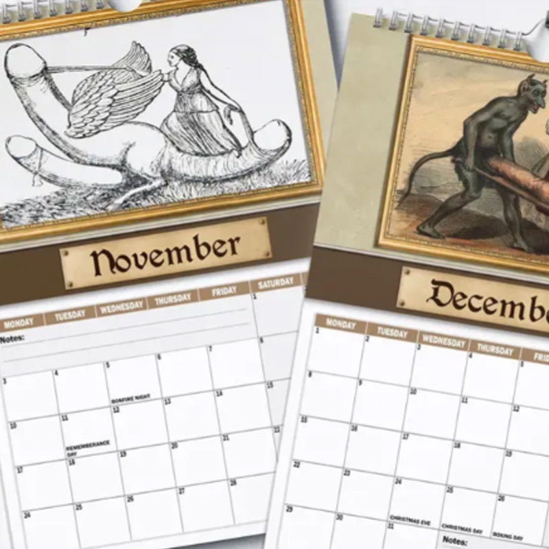 Hjemix | Middelaldersk Humor 2025 Veggkalender