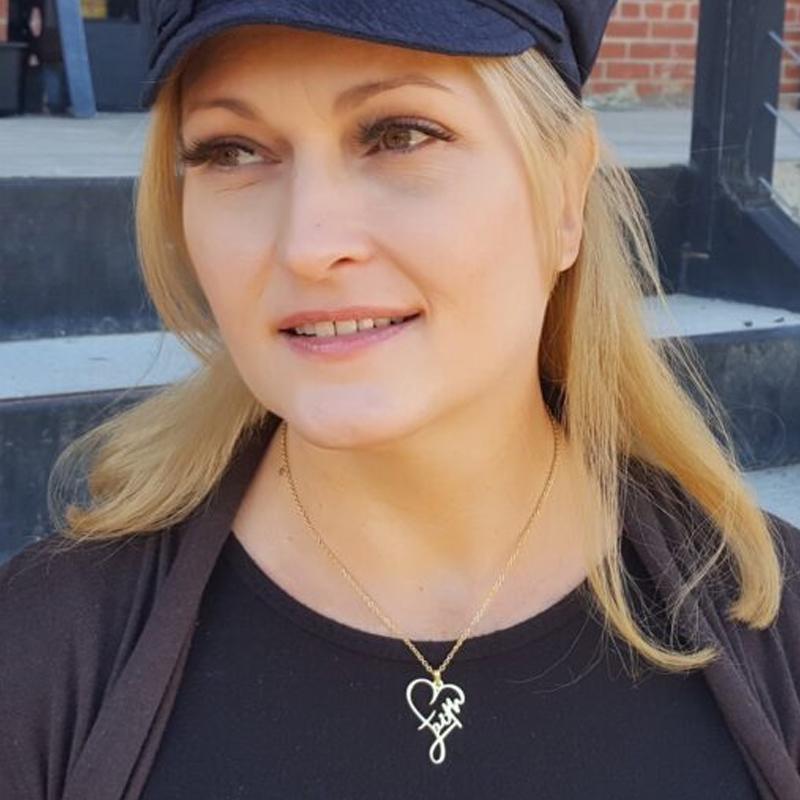 Hjemix | Faith Hjerte Halskjede