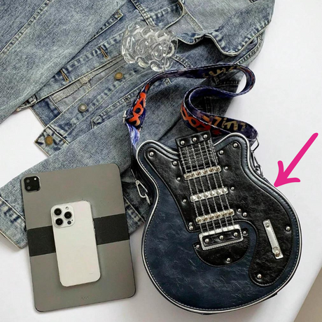 Hjemix | Hev stilen din med Rockstar gitarveske skulderveske chic