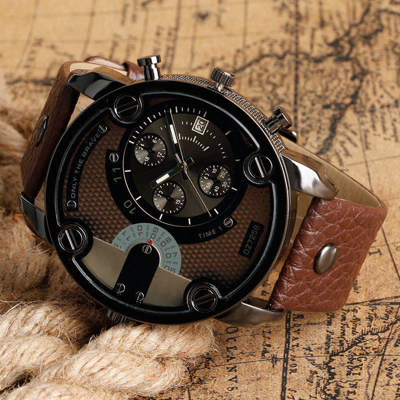 Hjemix | Men’s Fashion Stor Ur Stil Stål Armbånd Klokke