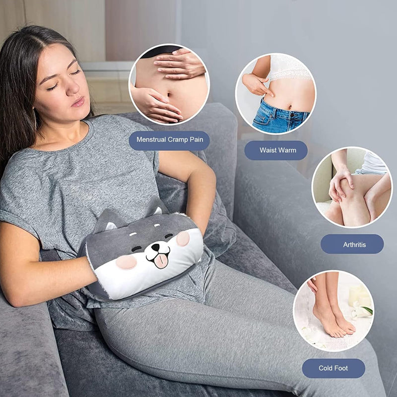 Hjemix | Plysj påfyllbar varmtvannflaske belte