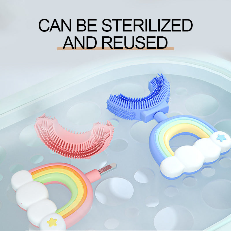 Hjemix | Barne Regnbue U-formet Tannbørste