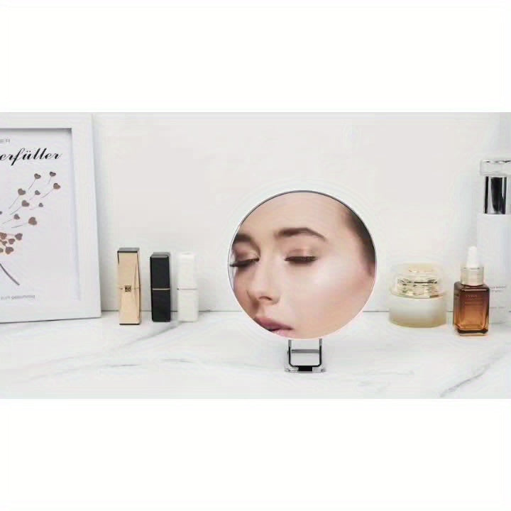 Hjemix | Forstørrende sminkespeil - 20X/10X forstørrelse, sugekopp, bærbar