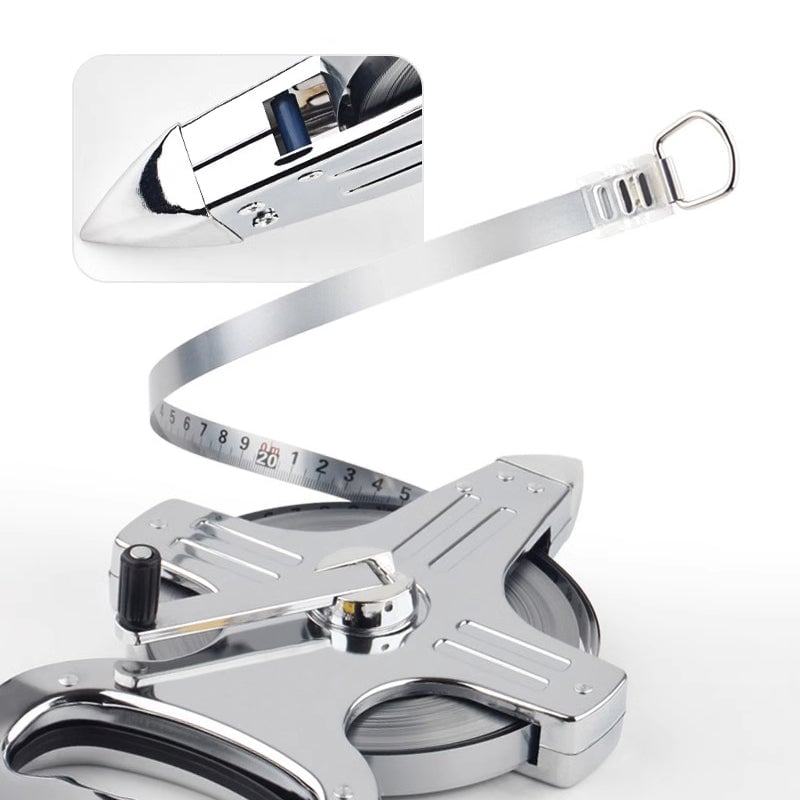 Hjemix | Bærbar metrisk stålramme rullemeter