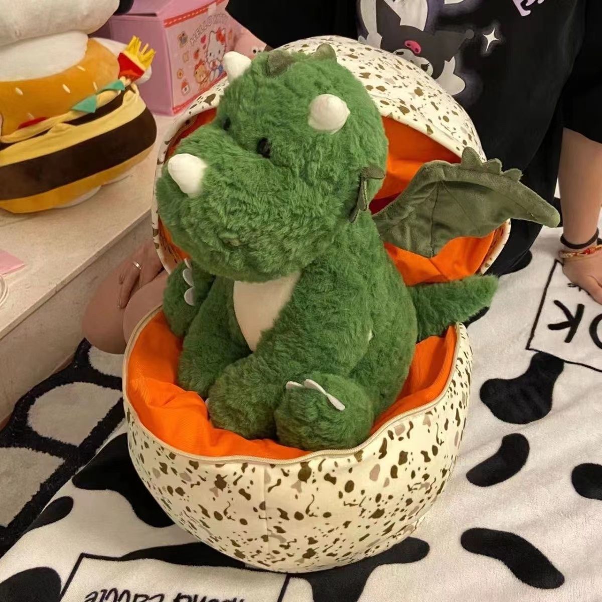 Hjemix | Plush Dinosaur + Eggeskall - Liten