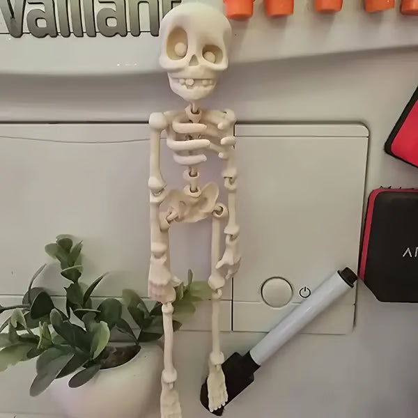 Hjemix | 3D-printet vintage skjelett magnetisk figur 🎃