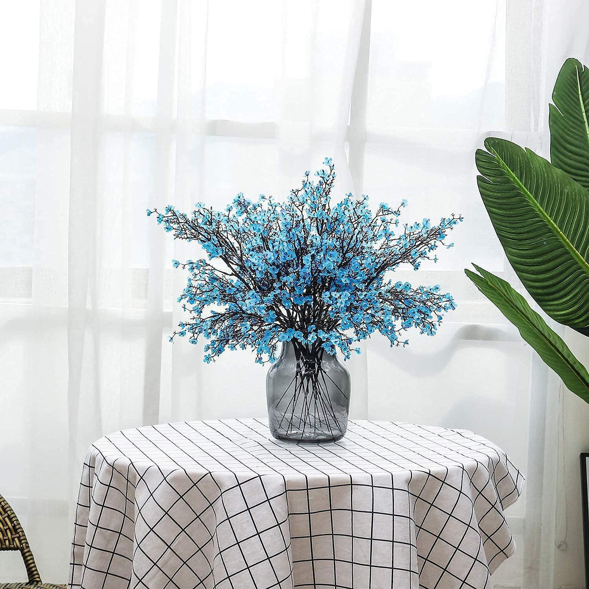 Hjemix | 6-delt: Baby's Breath kunstig Gypsophila bukett