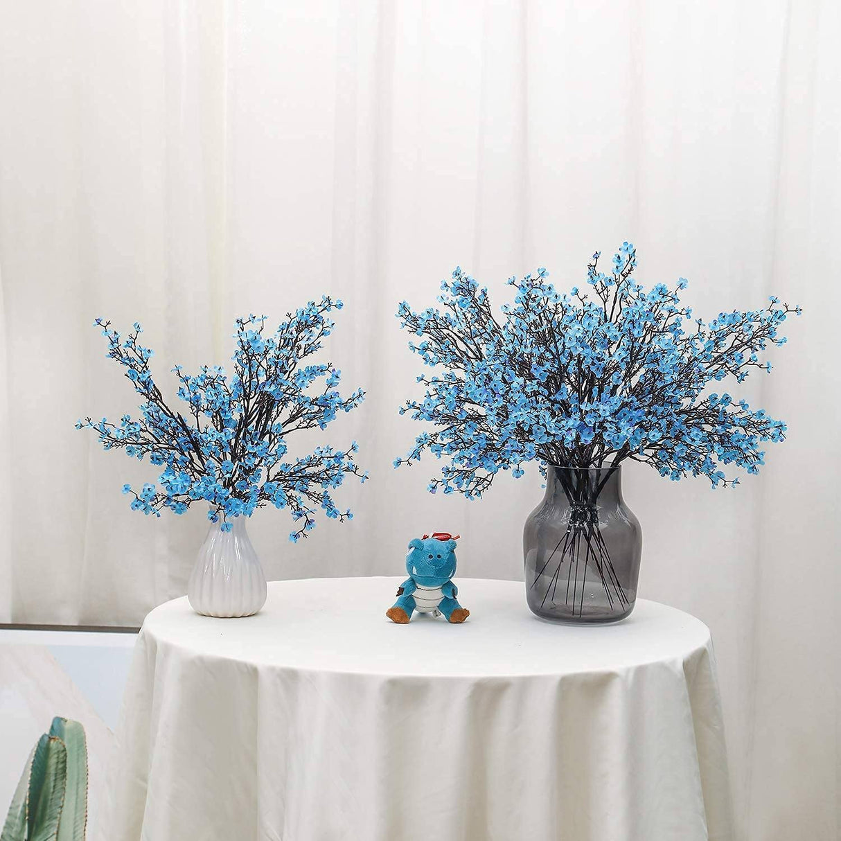 Hjemix | 6-delt: Baby's Breath kunstig Gypsophila bukett