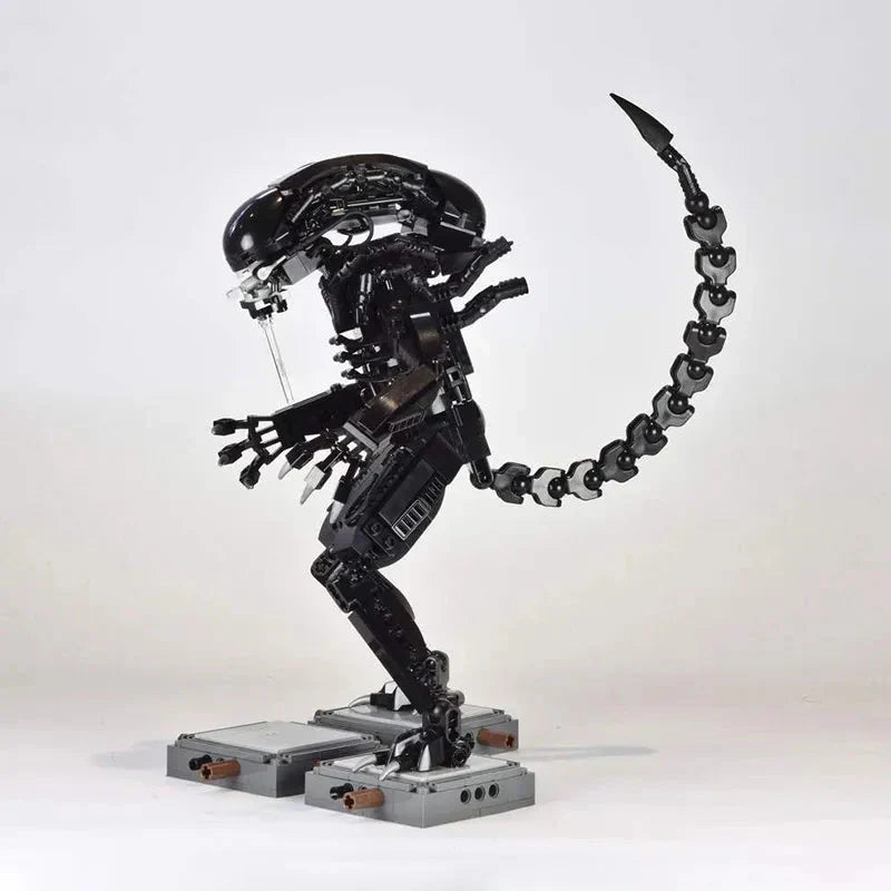 Hjemix | 600PCS Prometheus Aliens Vs Predator Romvesen Figur Mech Modell Byggestein Leketøy Barnegave