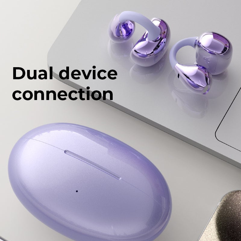 Hjemix | AI Oversettelse Åpen Øre Klipp Bluetooth Hodetelefoner