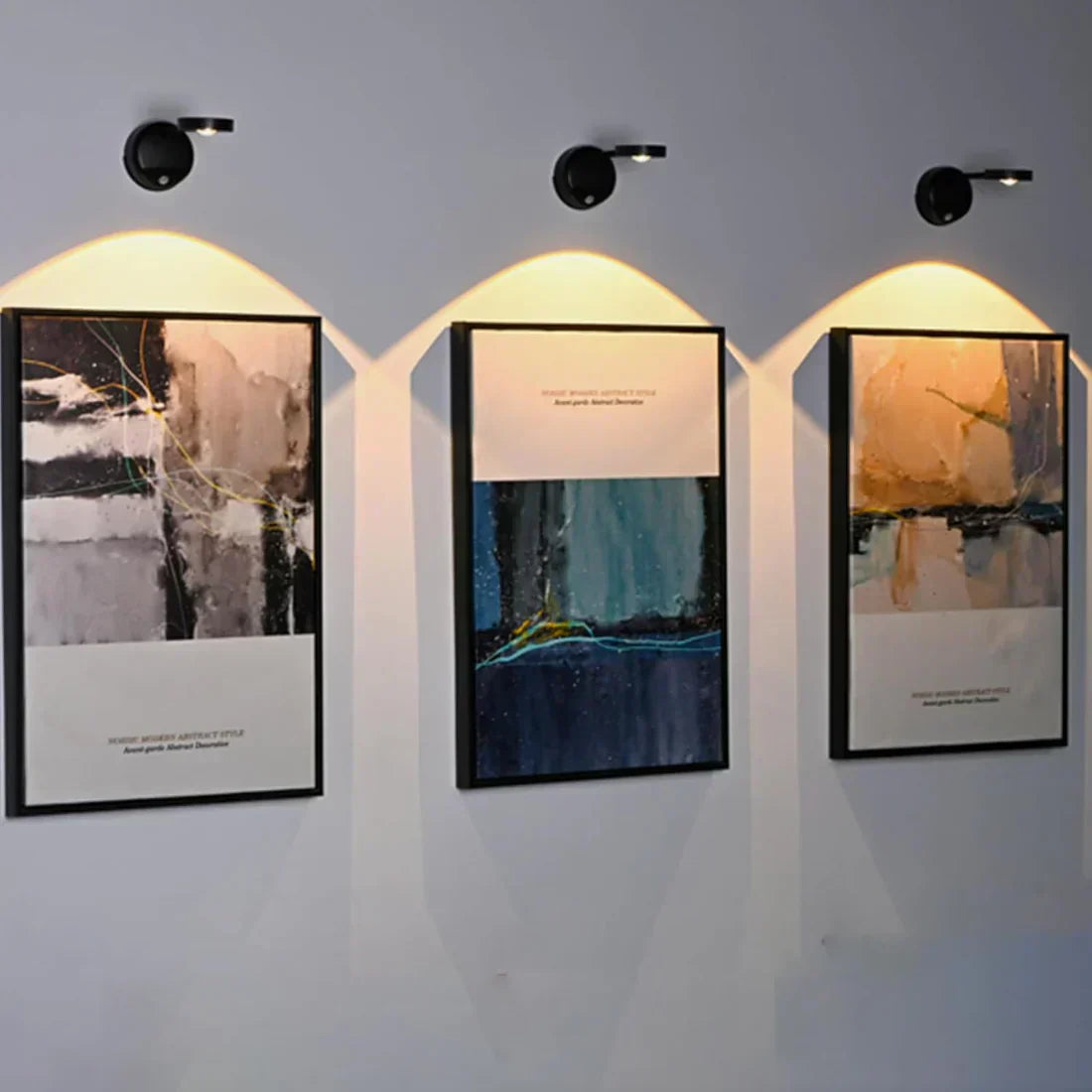 Hjemix | Veggspotlight – SmartGlow – oppladbar LED – bevegelsessensor