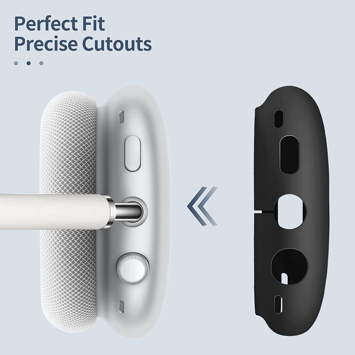 Hjemix | AirPods Max Hodetelefoner, Anti-Ripe Ørekoppdeksel
