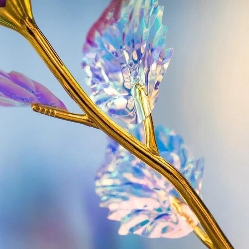 Hjemix | Til Gaven Til Dine Kjære - Fargerik Glassrose