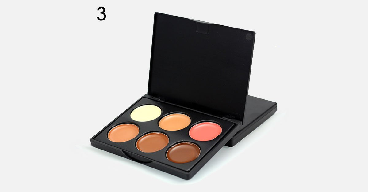 Hjemix | 6 Farger Krem Contour Palette – Oppnå god dekning og et sømløst utseende