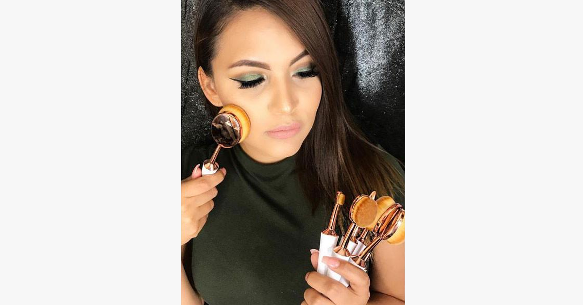 Hjemix | Paraplykutt ovalt penselsett