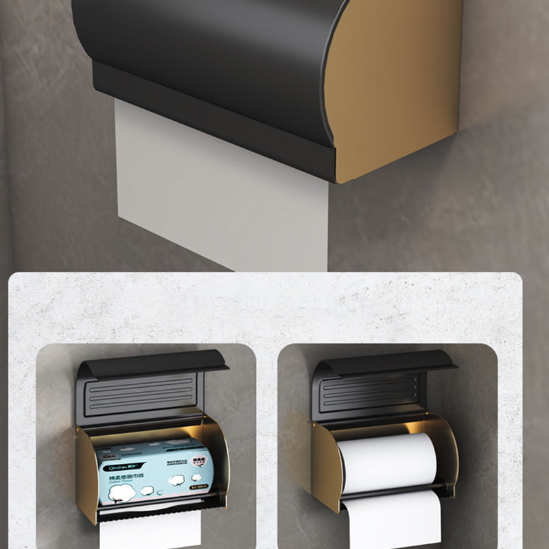 Hjemix | Svart & Messing Badesett Moderne Stil Badeaccessoirer Som Individuelt Stykke Eller Som Sett