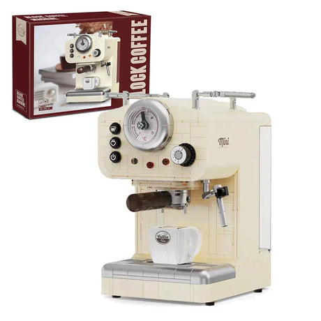 Hjemix | 678PCS Kreativ Serie Klassisk Kaffemaskin Byggeklosser Automatisk Drikkemaskin Modell Byggeleker Gave til Barn