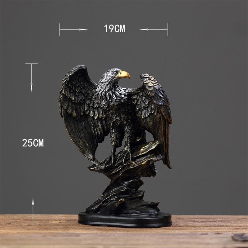 Hjemix | Eagle Spreading Wings Ornament Hjem Dekkene