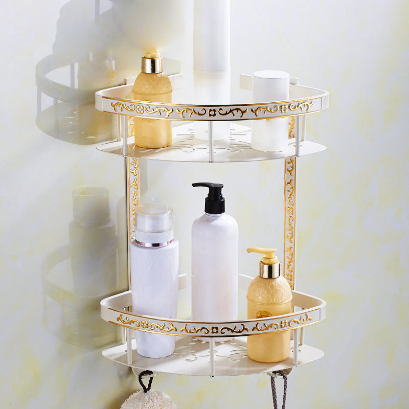 Hjemix | Tradisjonelt badtilbehør sett Hvit badtilbehør maskinvare sett