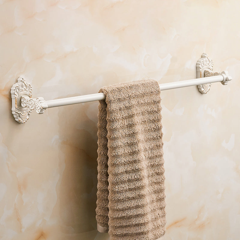 Hjemix | Tradisjonelt badtilbehør sett Hvit badtilbehør maskinvare sett