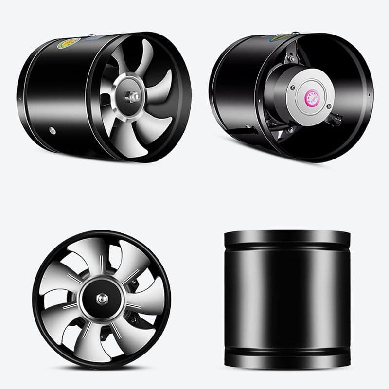 Hjemix | Kraftig Stille Avtrekksvifte – Forbedre luftkvaliteten og fjern røyk og lukt for kjøkken og kontor