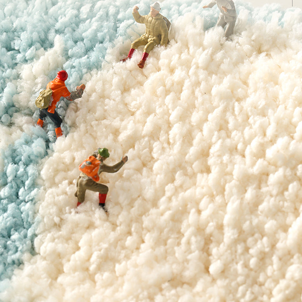 Hjemix | Feblilac Get Naked White Floor Bathroom Mat, 50x80cm Bathroom Rug, Plush Water-Absorbent, Non-Slip Toilet Mat, Artificial Bathroom Mats, Best Bath Rugs