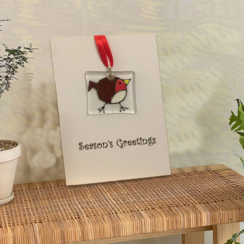 Hjemix | Håndlagde julekortornamenter