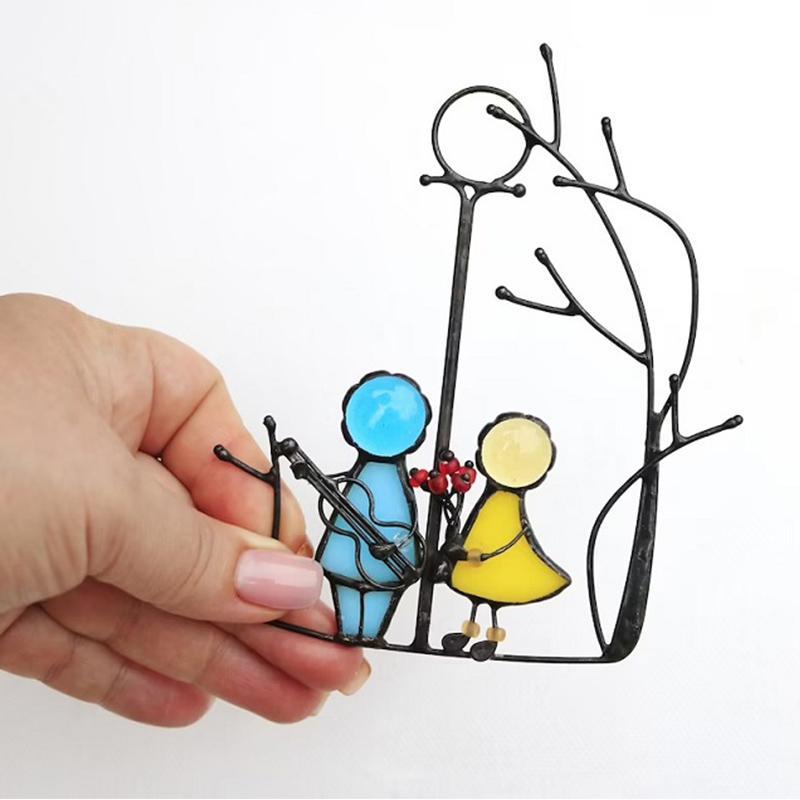 Hjemix | Solfanger, Vindusoppheng, Glassmaleri kunst