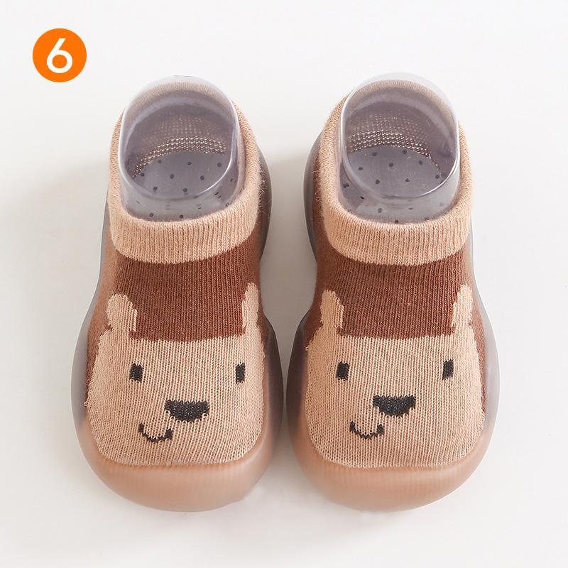 Hjemix | BabyFeet Kule Dyr - Rutschfrie Baby Sokkedresser