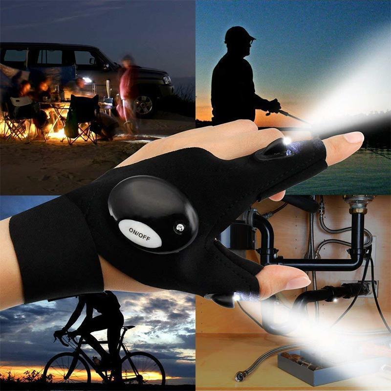 Hjemix | LED-hansker med vanntett belysning