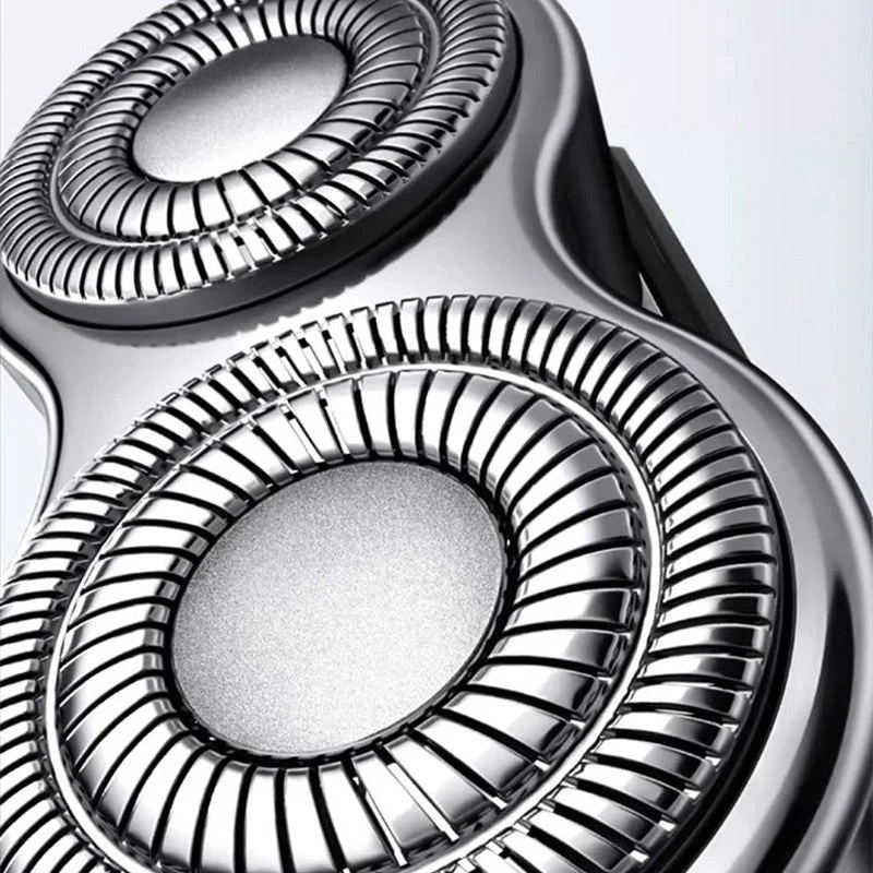 Hjemix | Gjennomsiktig Mini Dobbelt-Hodet Elektrisk Barbermaskin