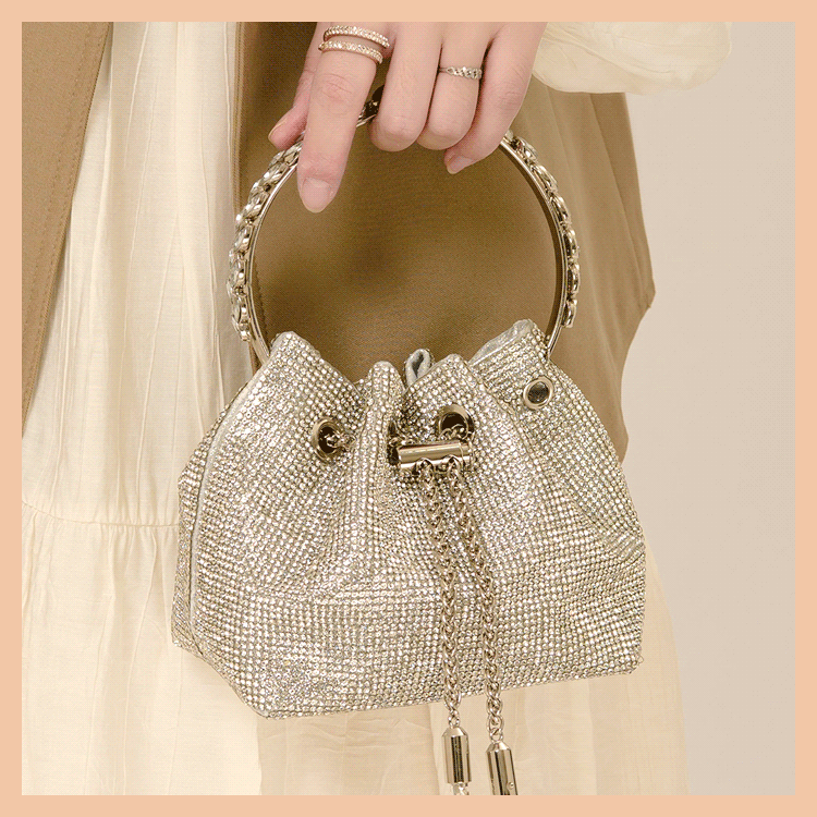 Hjemix | Diamant Snøre bøtteveske