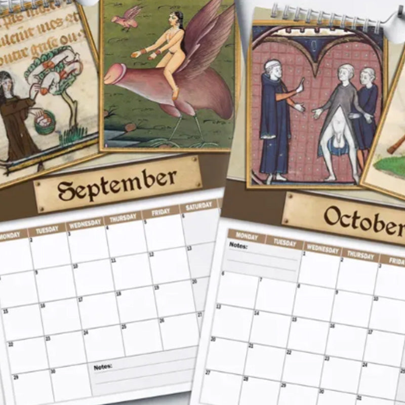 Hjemix | Middelaldersk Humor 2025 Veggkalender