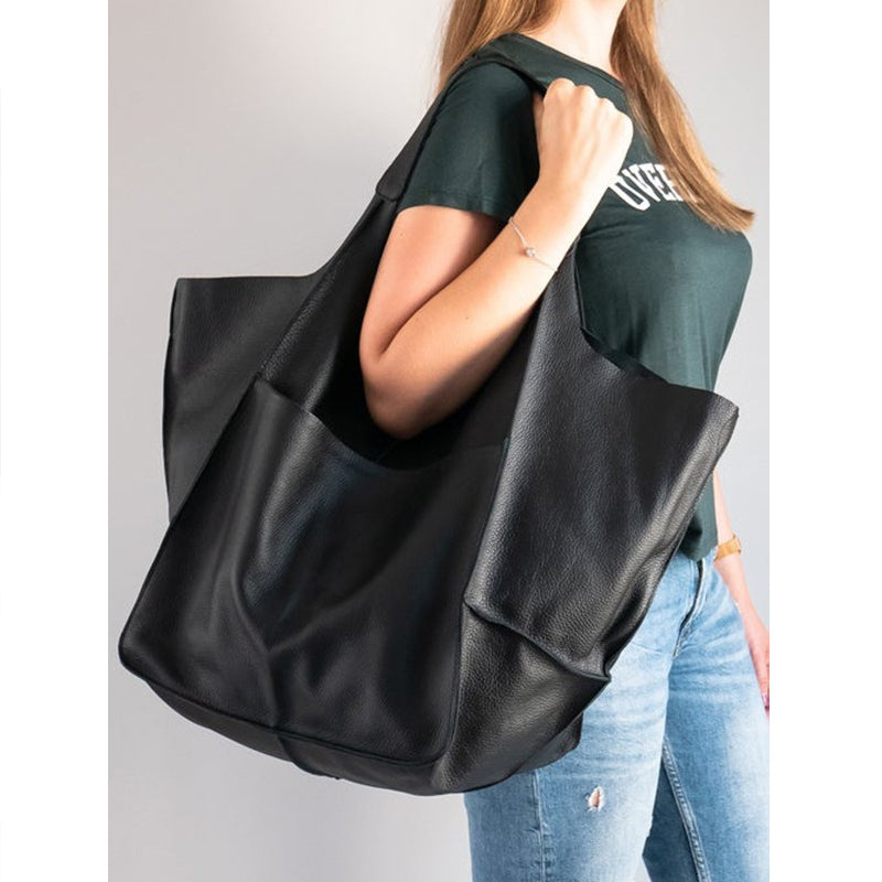 Hjemix | Oversized skinn helgevotter til kvinner