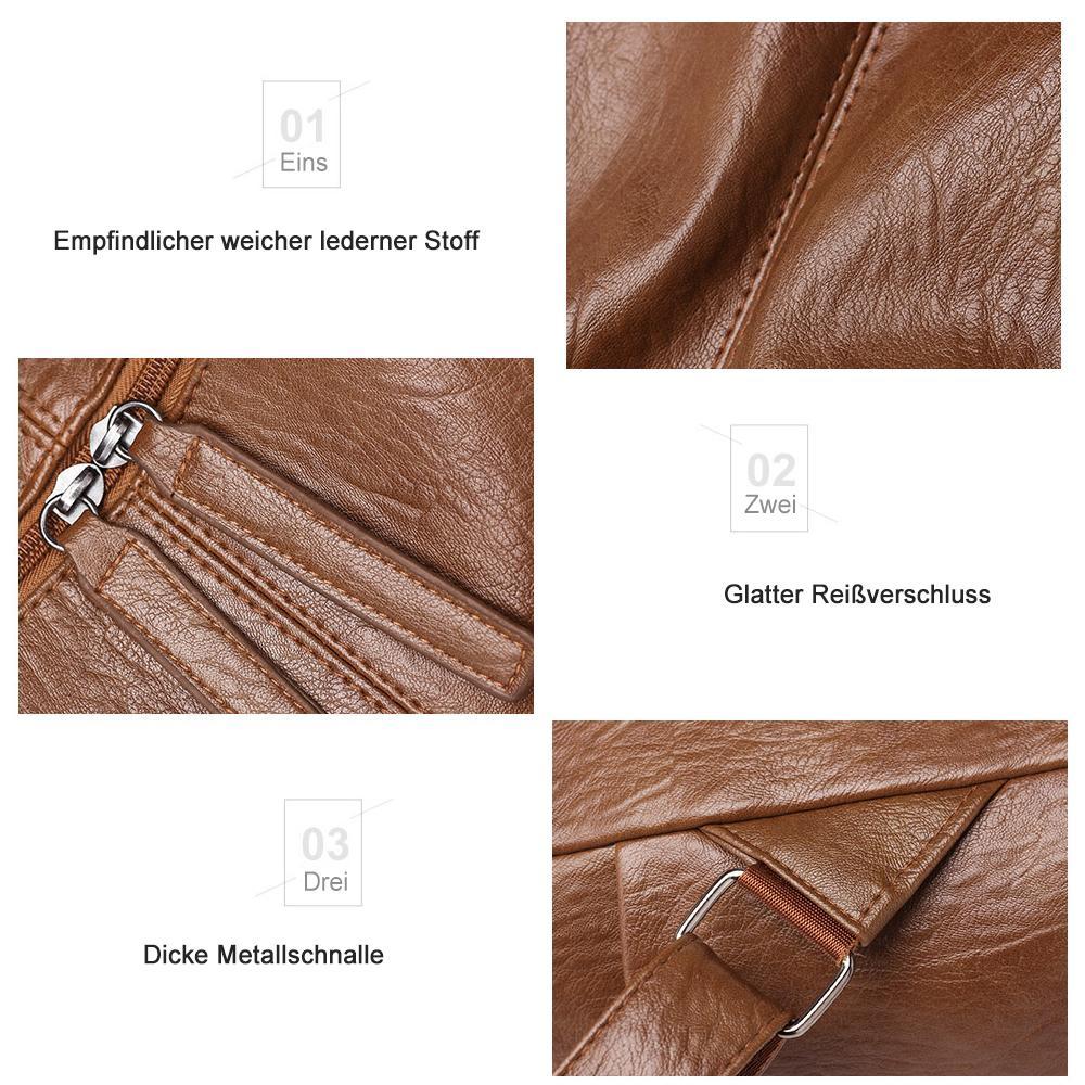 Hjemix | Ryggsekk med stor kapasitet - Full lær