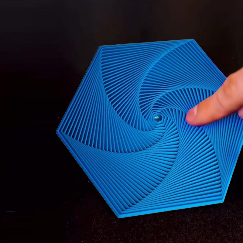 Hjemix | 3D-trykt Fractal Fidget Hexagon