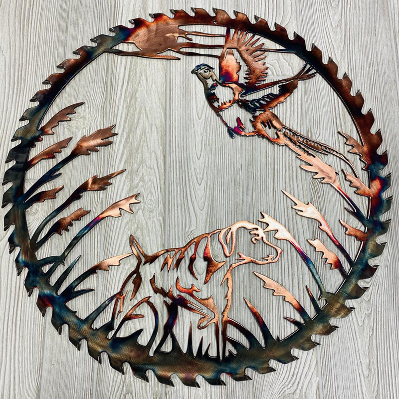 Hjemix | Solo Andjakt & Ørretfiske Scene Kreativ Metall Veggkunst Håndverk