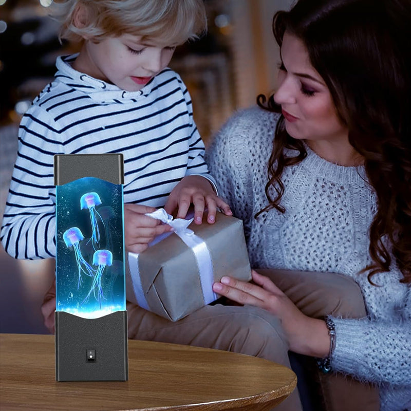 Hjemix | Flerfarget Maneter Lava Lampe