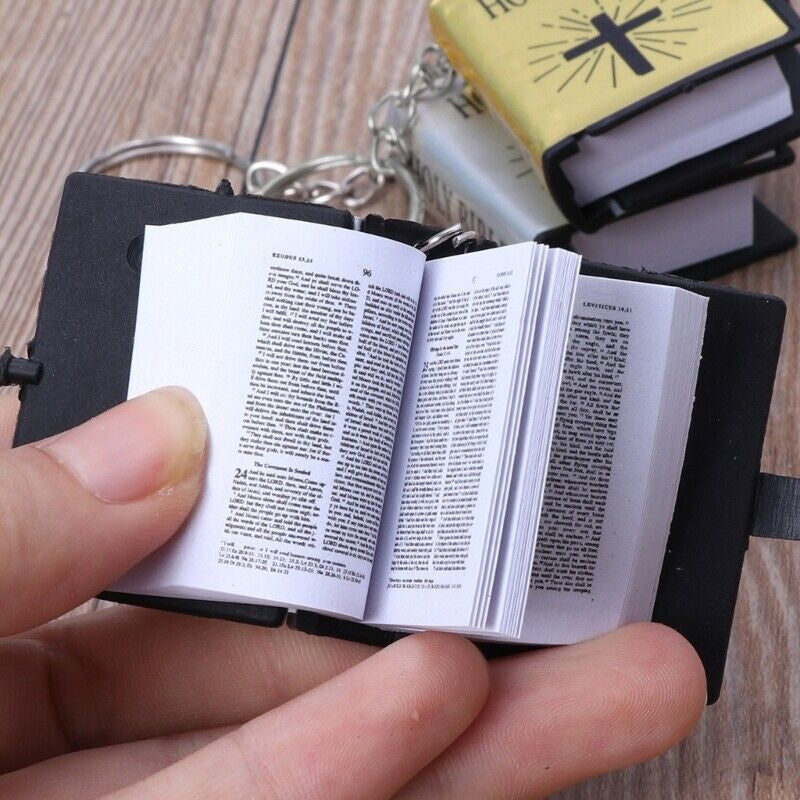 Hjemix | Mini Bibel Kors Nøkkelring