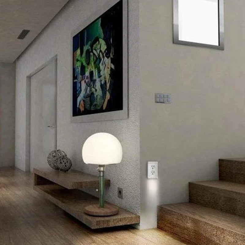 Hjemix | Outlet veggplate med LED nattlys