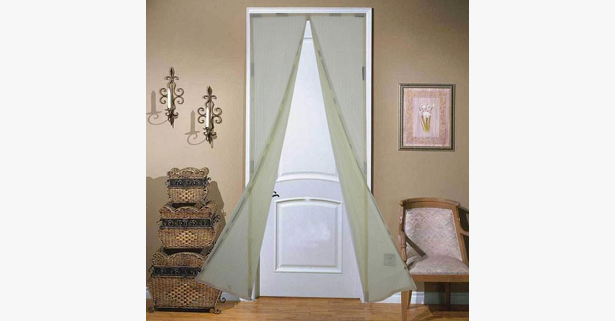 Hjemix | Magnetisk Mesh Insektbeskyttelsesdør - Din ultimate beskyttelse mot insekter denne sommeren!