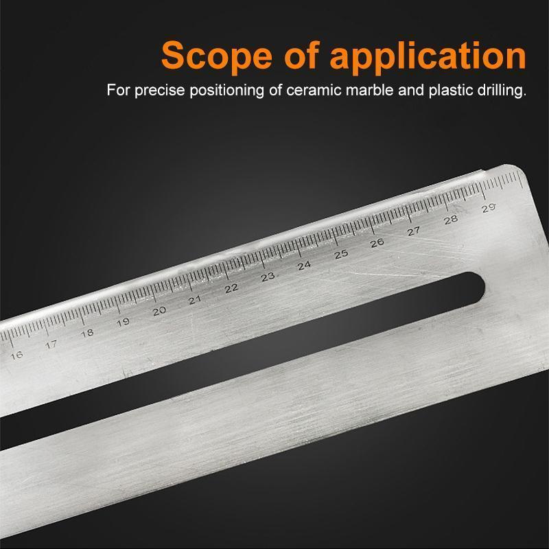 Hjemix | Rustfritt Stål Flis Hull Locator